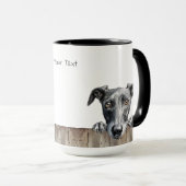 Greyhound Hund Tasse (VorderseiteRechts)