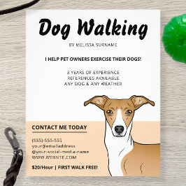 Greyhound - Hund Walker Flyer