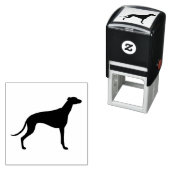 Greyhound Hunde Silhouette Permastempel (Beispiel)