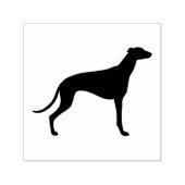 Greyhound Hunde Silhouette Permastempel (Design)