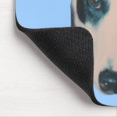 Greyhound in Graduation Cap Funny Dog Mousepad (Ecke)