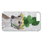 Greyhound in Grüner Nylonhut 2 Case-Mate iPhone Hülle (Rückseite (Horizontal))