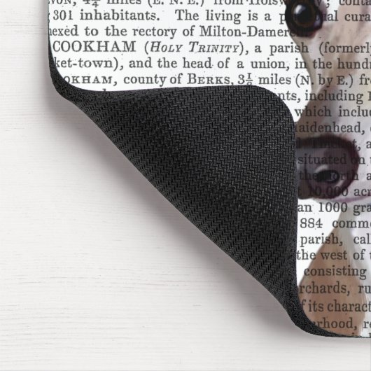 Greyhound in Grüner Nylonhut 2 Mousepad (Ecke)