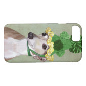 Greyhound in Grüner Nylonhut Case-Mate iPhone Hülle (Rückseite (Horizontal))