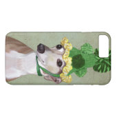 Greyhound in Grüner Nylonhut Case-Mate iPhone Hülle (Rückseite (Horizontal))