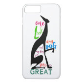 Greyhound Italienische Silhouette Liebe My Dog Sti Case-Mate iPhone Hülle (Rückseite)
