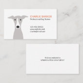 Greyhound | Italienischer Windhund | Whippet | Nie Visitenkarte (Vorne/Hinten)