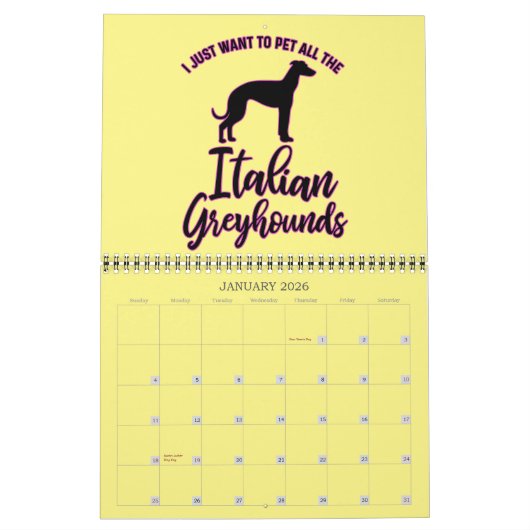 Greyhound Kalender (Jan 2026)