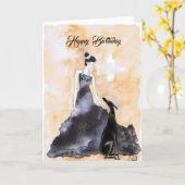 GREYHOUND KARTE (Gelbe Blume)