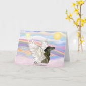 Greyhound Karte (Gelbe Blume)