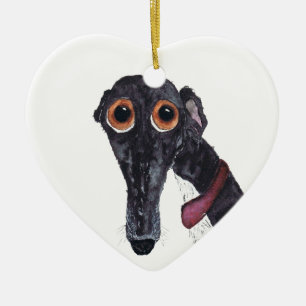 GREYHOUND KERAMIKORNAMENT