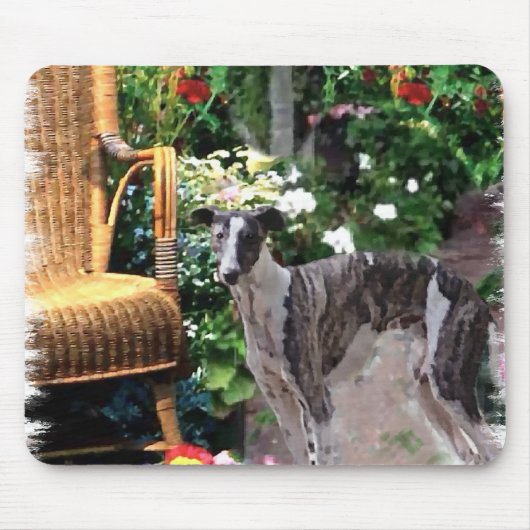 Greyhound Liebhaber Kunst Geschenke Mousepad (Vorne)