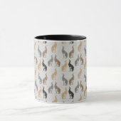 Greyhound Lover Coffee Tasse (Zentrum)