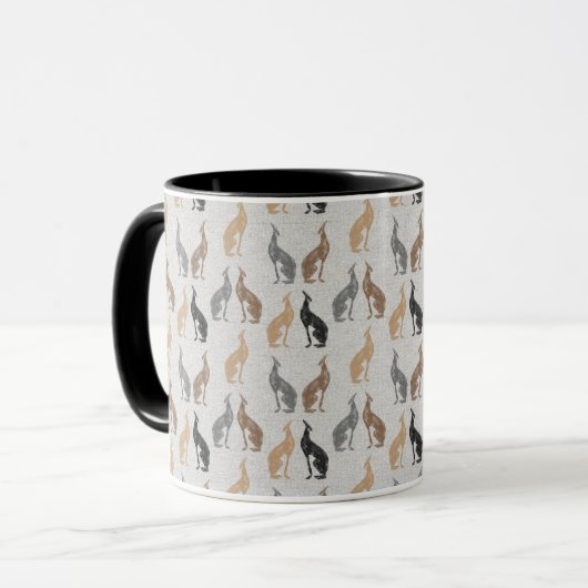 Greyhound Lover Coffee Tasse (Vorderseite Links)