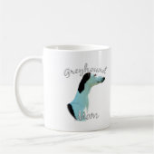 Greyhound-Mama 2 Kaffeetasse (Links)