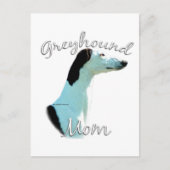 Greyhound-Mama 2 Postkarte (Vorderseite)