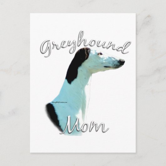 Greyhound-Mama 2 Postkarte (Vorderseite)