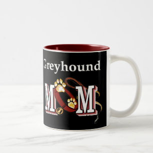 Greyhound MAMA Geschenke Zweifarbige Tasse
