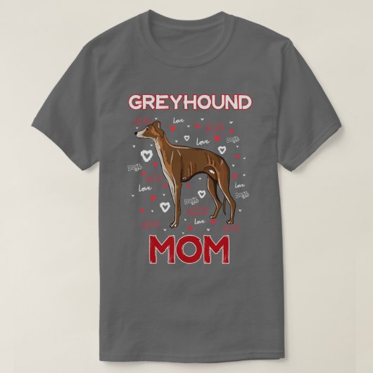 Greyhound-Mama T-Shirt (Design vorne)