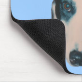 Greyhound mein Hund schlauer als dein Funny Mousep Mousepad (Ecke)