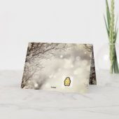 Greyhound Merry Christmas Greeting Card Karte (Rückseite)