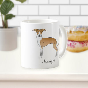 Greyhound mit Individuelle Name Kaffeetasse