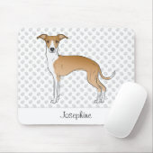 Greyhound mit Individuelle Name Mousepad (Mit Mouse)