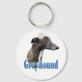 Greyhound Name Schlüsselanhänger (Vorderseite)