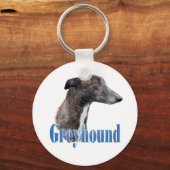 Greyhound Name Schlüsselanhänger (Vorderseite)