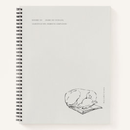 Greyhound- Naturalist Menagerie Archive  Notizblock