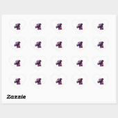 Greyhound Neon Design Herz-Aufkleber (Blatt)