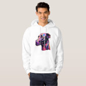 Greyhound Neon Design Hoodie (Vorne ganz)