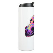 Greyhound Neon Design Thermosbecher (Nach links gedreht)