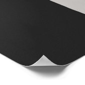 Greyhound Niedlich Whippet Dog Poster (Ecke)