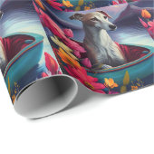 Greyhound on a Paddle: Ein Landschaftliches Abente Geschenkpapier (Rolleneckpunkt)
