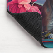 Greyhound on a Paddle: Ein Landschaftliches Abente Mousepad (Ecke)