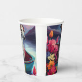 Greyhound on a Paddle: Ein Landschaftliches Abente Pappbecher (Rechts)