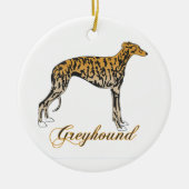 Greyhound Ornament (Vorne)