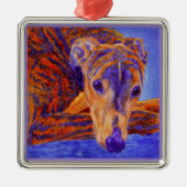 Greyhound Ornament - "Ace" (Vorne)