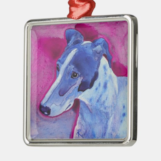 Greyhound Ornament - "Blue Boy" (Links)
