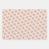 Greyhound Painting Niedlich Red White Original Dog Geschenkpapier Set (Vorderseite)