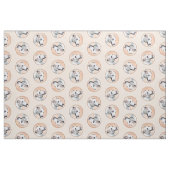 Greyhound Painting Niedlich Red White Original Dog Stoff (Fat Quarter (45,7 x 55,9 cm))