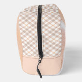 Greyhound Painting Niedlich Red White Original Dog Waschbeutel (Rechts)