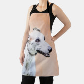Greyhound Painting - Niedliche Original Hunde Kuns Schürze (InSitu)