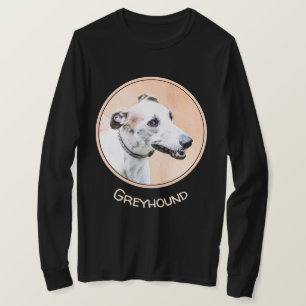 Greyhound Painting - Niedliche Original Hunde Kuns T-Shirt