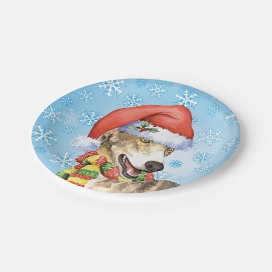 Greyhound Paper Plate Pappteller (Schrägansicht)