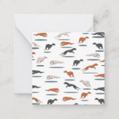 Greyhound Pattern Mitteilungskarte (Vorderseite)