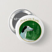 Greyhound Peace Button (Vorne & Hinten)