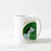 Greyhound Peace Kaffeetasse (VorderseiteRechts)