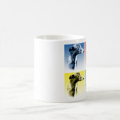 Greyhound Pop Art Kaffeetasse (Mittel)
